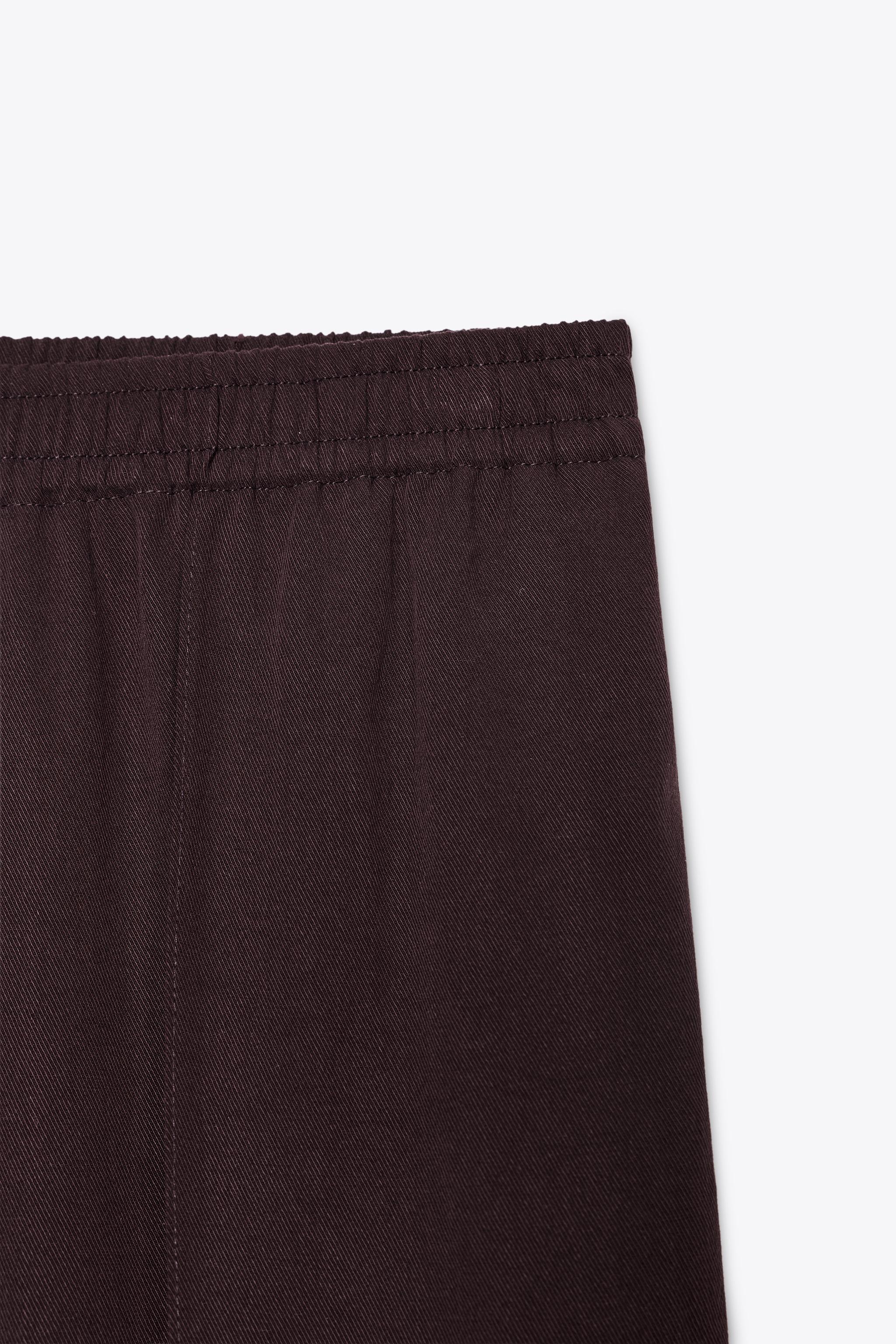 WIDE LEG SEAM PANTS